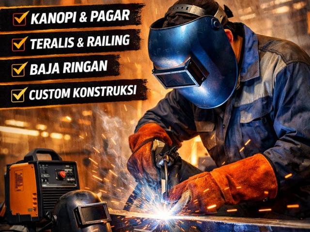 Jasa Las Listrik Bagas Bukit Raya Pekanbaru – Pagar, Kanopi, Teralis