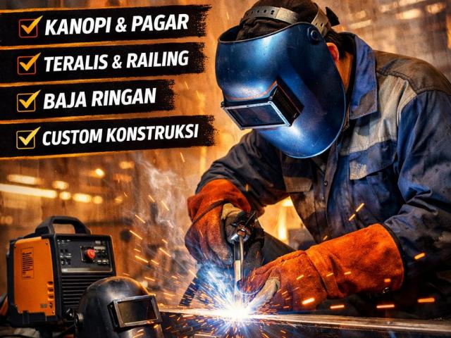 Jasa Las Listrik Bagas Rumbai Barat Pekanbaru – Pagar, Kanopi, Teralis